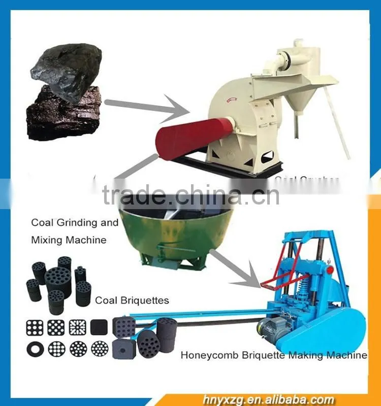 Yuxaing machinery hot selling for coconut shell charcoal briquette machine