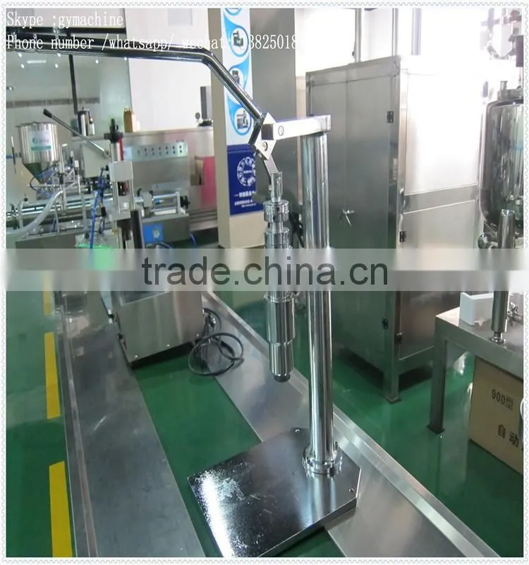 Semi-automatic pump head capping machine