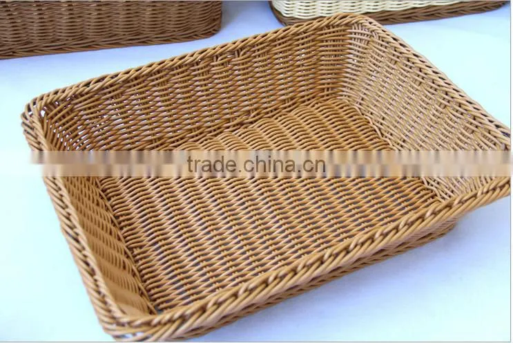 2017 new design Eco-friendly 100% nontoxic kichen storage woven Bread basket