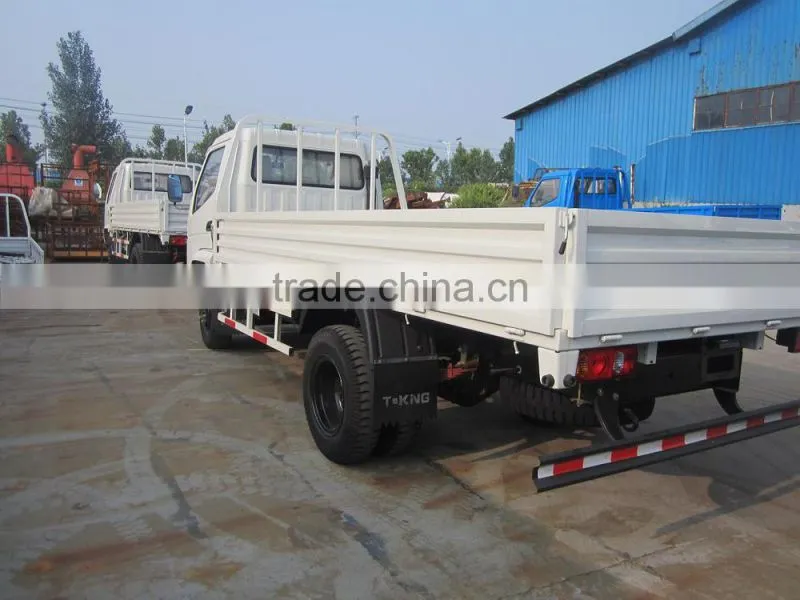 Diesel 3 Ton Flat Truck With Turbo Charger