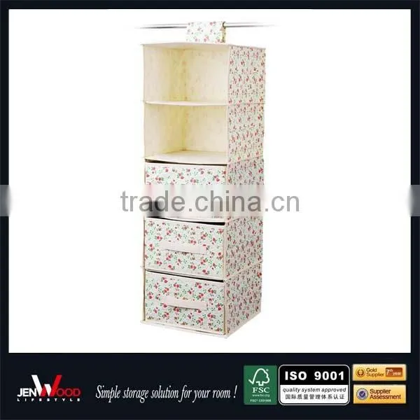 Decorative cardboard storage boxes