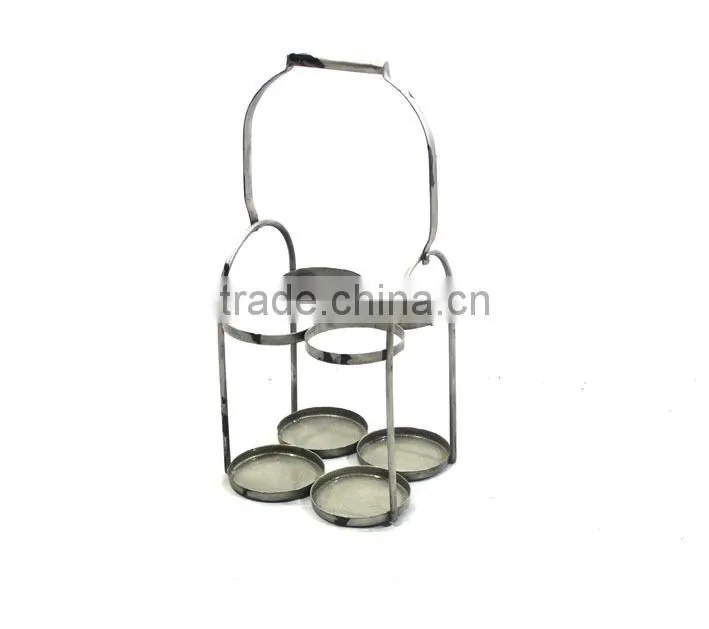 Metal Decorative Wine Rack Wine Bottle Holder Wholesale Table Wine Rack