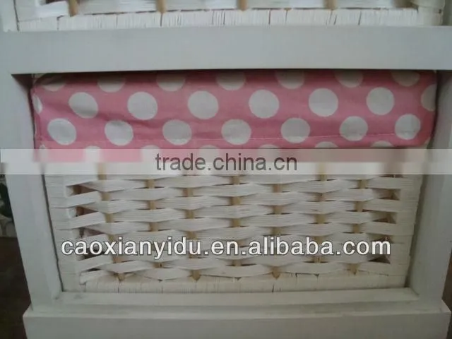Bedside Cabinet Europe Style White Laundry Cabinet With Pink Drawers Cute Wooden White Wicker Cabinet