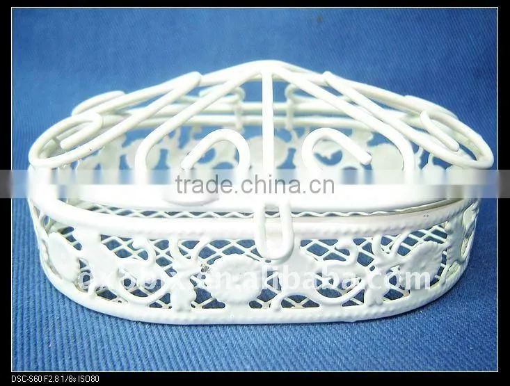 Creamywhite wire storage pretty storage boxes