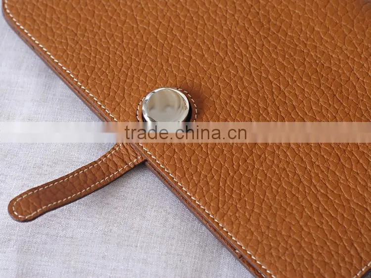 Customized passport holder and ticket holder leather passport cover as gift