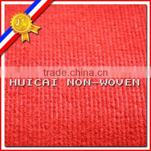 anti-crease and tear-resistance blue or green plain-surface exhibition carpet