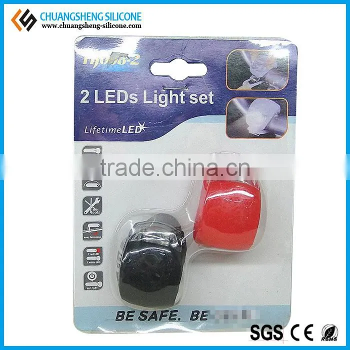 Custom logo cycling wheel Shenzhen factory bike light with colorful light