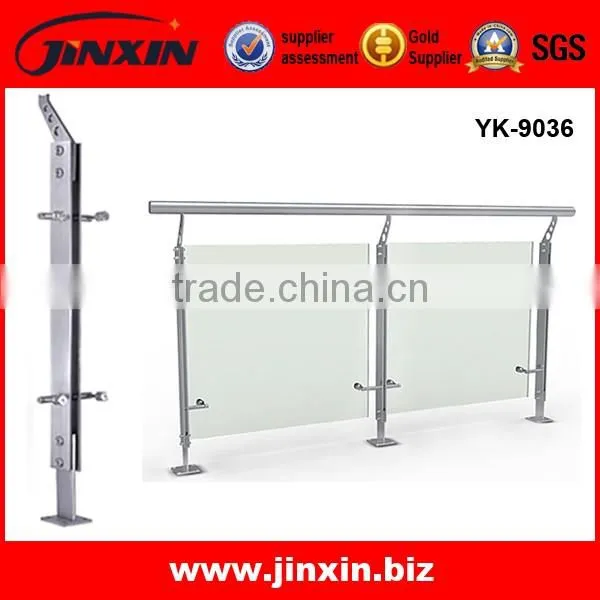 Laser Precise Cutted Stainless Steel Plate Glass Column