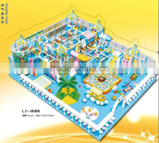 Professional Soft Indoor Equipment Play Ground For Sale LT-1010A