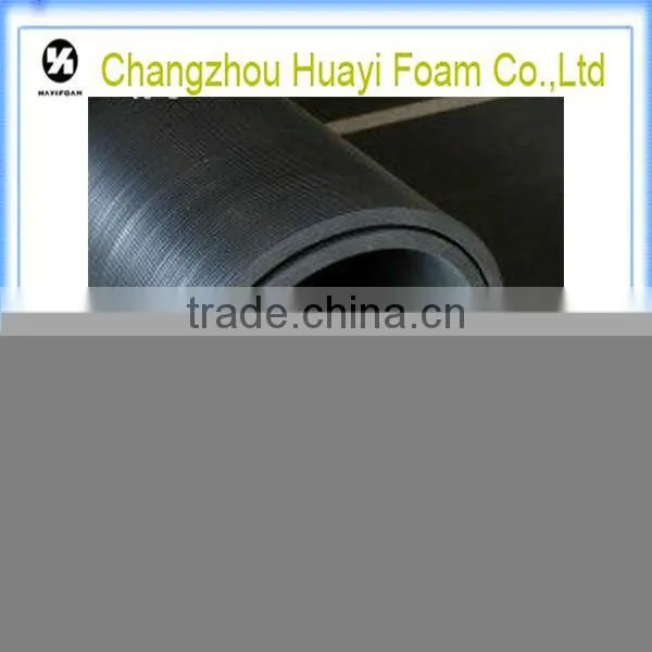 waterproof flexible blue foam pipe insulation