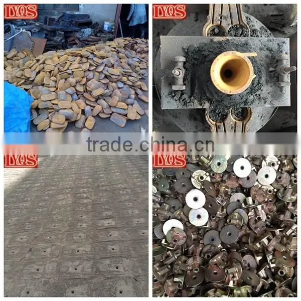 Pressed formwork spring clamp for concrete
