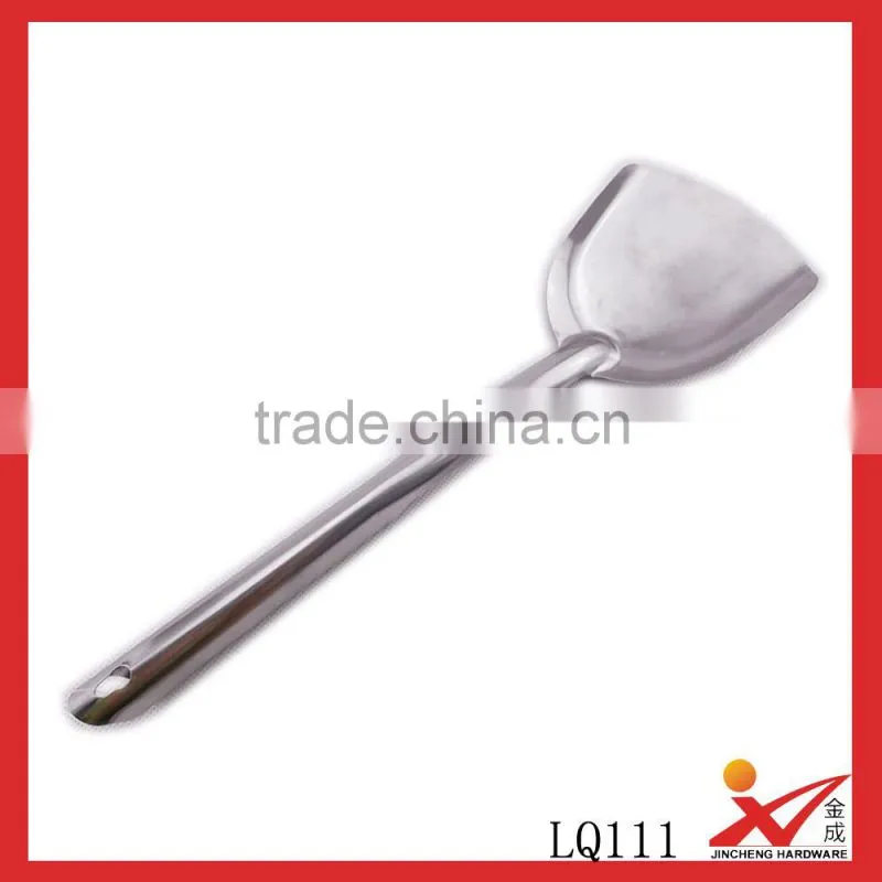 LQ111 Stainless Steel Turner Glossy Kitchen Spatula