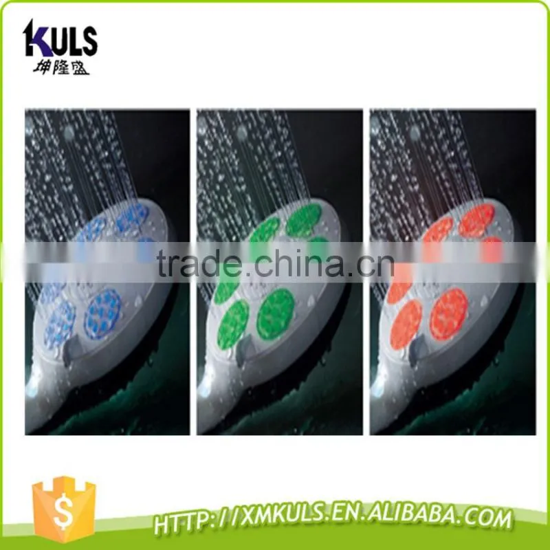 Made in Fujian novetly design temperature control LED hand rain shower head