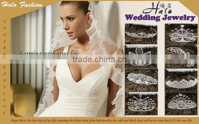 silver rhinestone small beautiful Bridal Crown