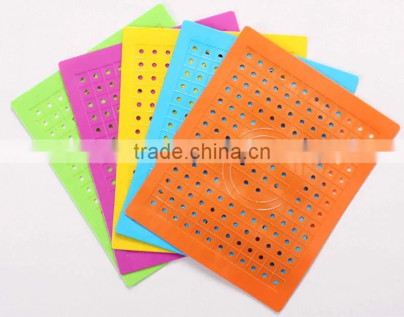 Multicolor High Quality Soft Anti-slip decorative Beautiful new products custom kitchen sink mat
