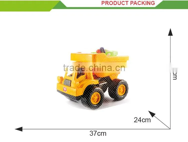 Hot sale outdoor sand beach equipment plastic toys dump truck