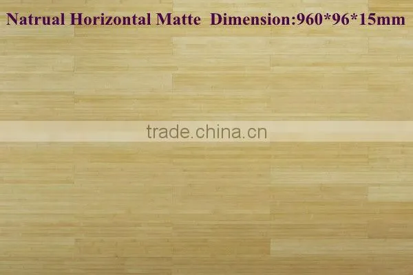 Environmental Chinese Factory Supplied Horizontal Matt Bamboo Hardwood Flooring