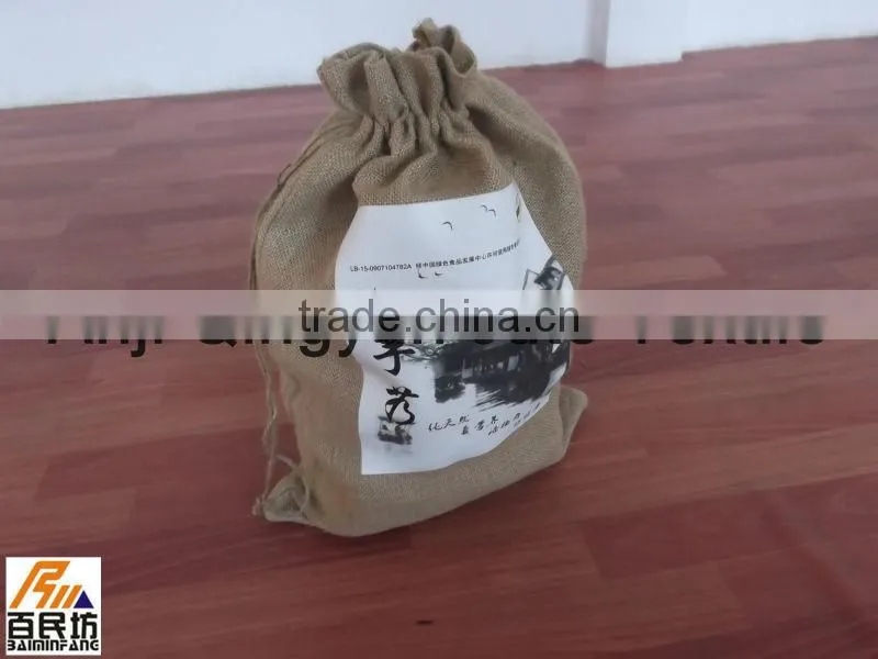 gunny rice bags 30*50 cm printing LOGO nature color