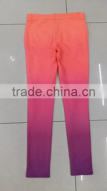 Yiwu high quality bright in colour kids pants clearance stock lots