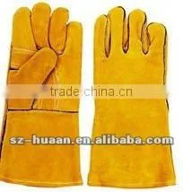 2012 hot sales cowhide welding goves/welding work gloves