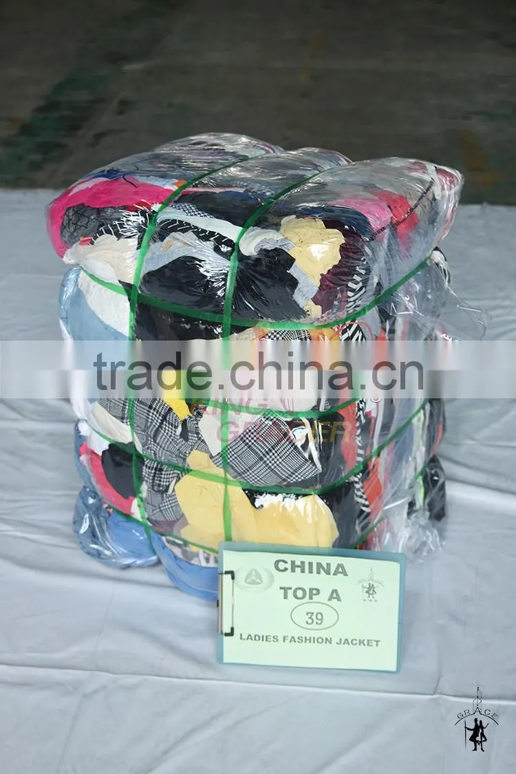 High End Shanghai Summer Ladies Jacket Used Clothing In Bales Miami style