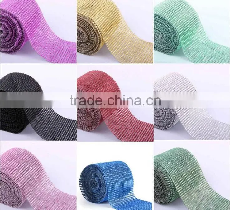 1Roll Selling Cake Rhinestone Sticker Crystal Rhinestone Mesh Wholesaler
