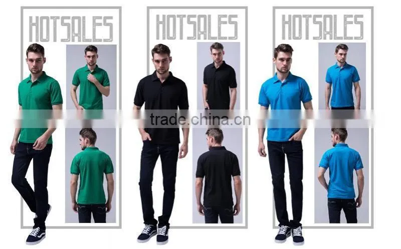 Hot sale Short Sleeve beaded mesh cotton pique Multi color Mens Polo shirt ,Turn down Collar T Shirt polos for men
