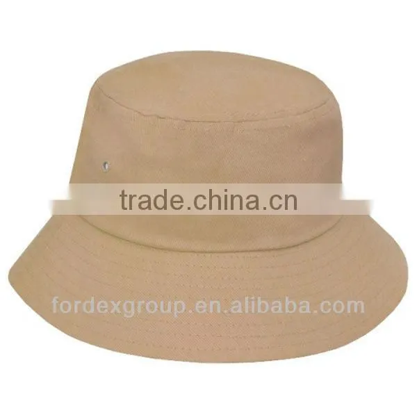 Bucket Hats with Metal Eyelets