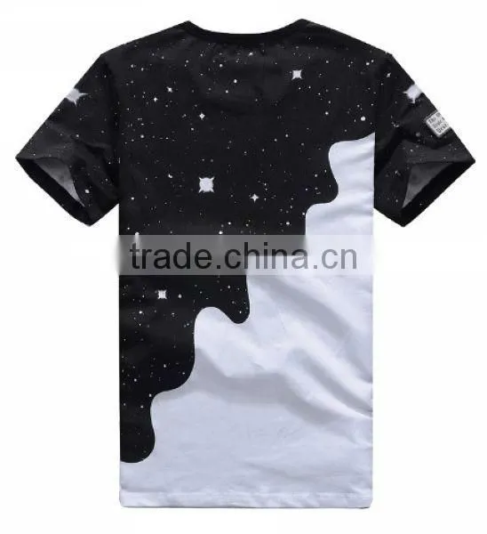 Hot sale print design pima cotton t shirt wholesale