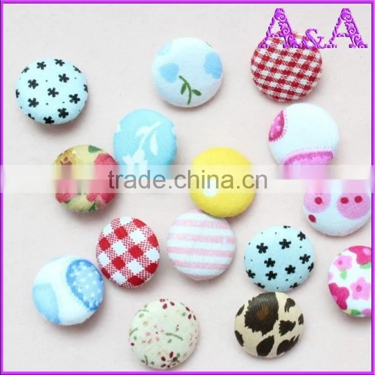 20mm black fabric covered spring snap buttons with silver metal edges