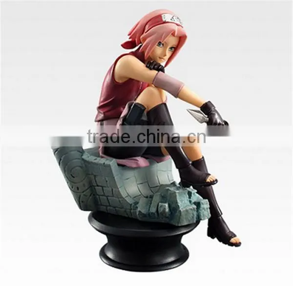 (SV-NR028)Japanese Hot Anime Naruto PVC action figure set of 6pcs, Naruto PVC figure anime figure wholesale price