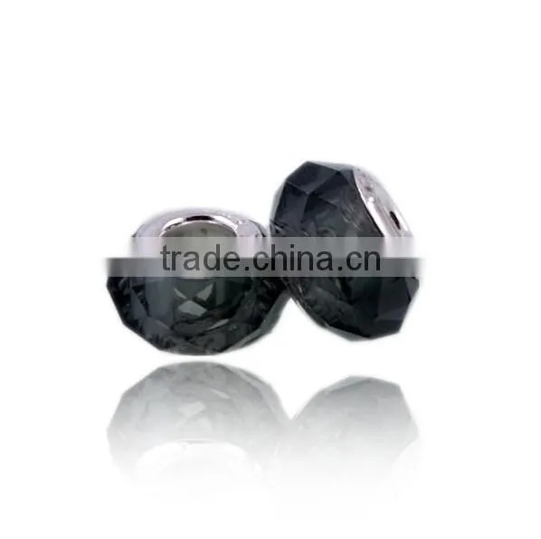 Charm Bead Fit European Bracelets,DIY Glass Crystal Murano Charm Beads
