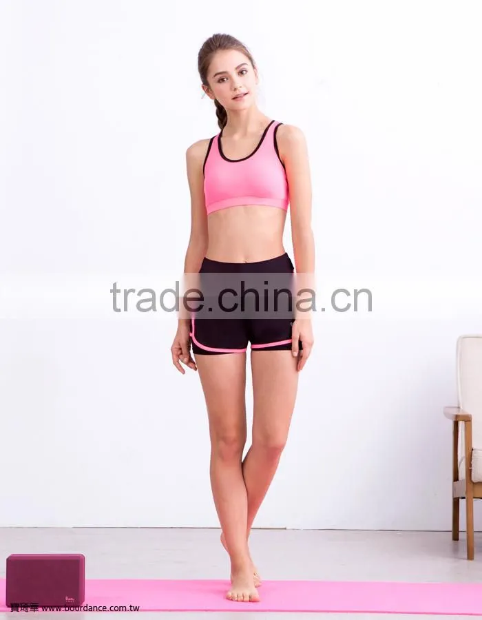 Gym wear layered yoga women gym shorts