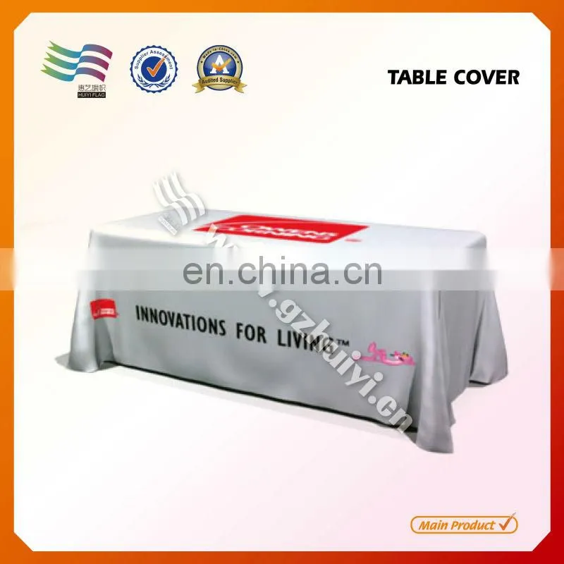 2014 Waterproof Polyester Tablecloth for Advertisement