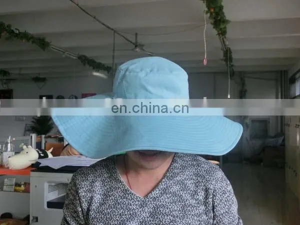 Custom Cotton Big Size Roll Up Bucket Hat
