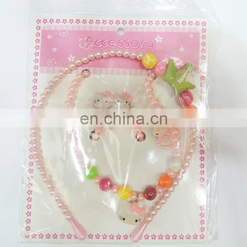 Pink Kids Necklace set Jewelry