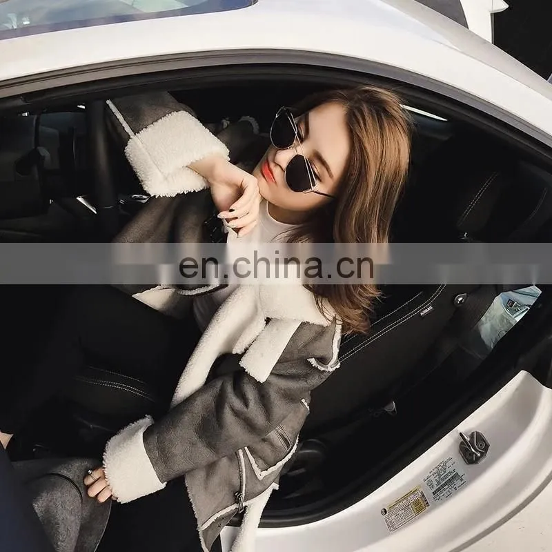 Luxury Real Sheep Skin Winter Fashionable Jacket For Women