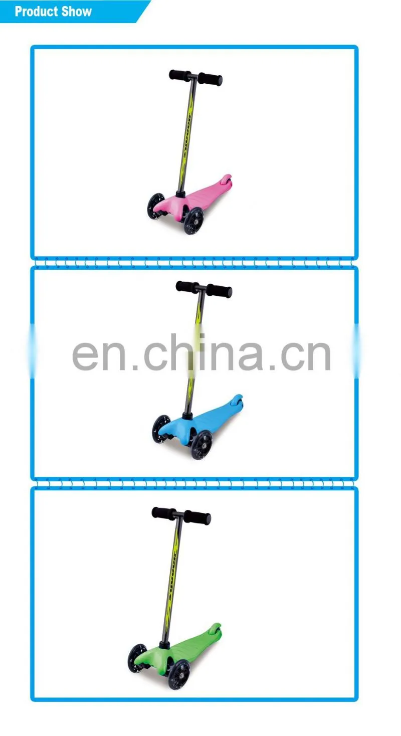 2016 Hot sale kids scooters with rubber wheels