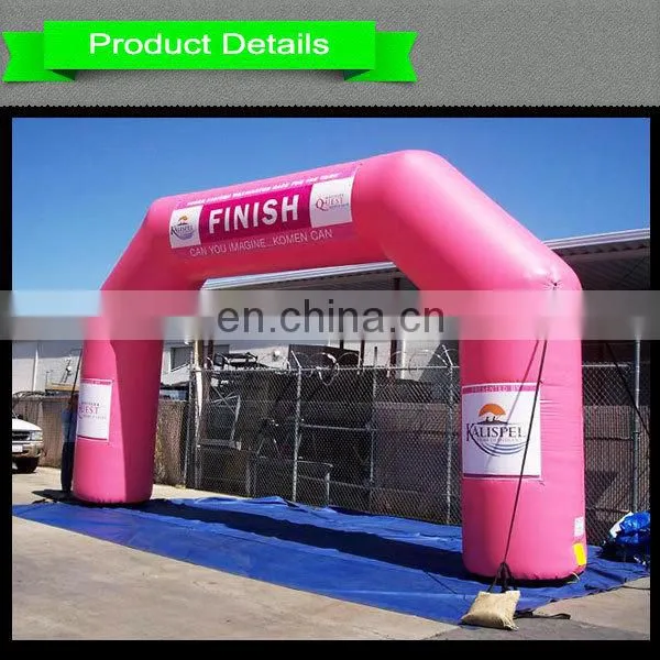 square legs starting gate inflatable archway for business event