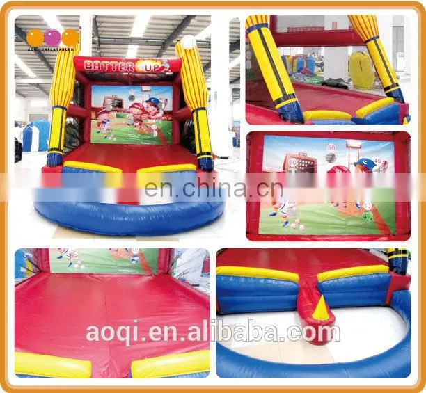 AOQI commercial use inflatable batter sports game for sale