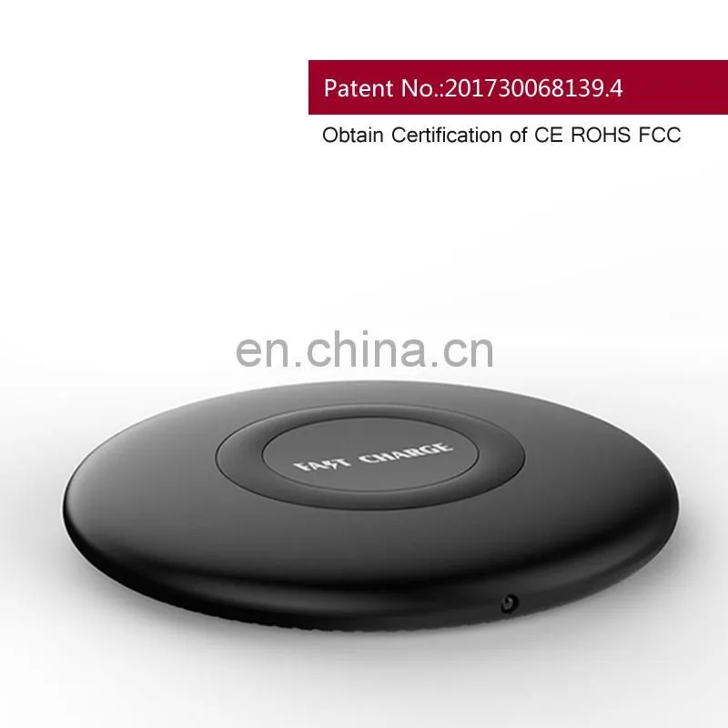 Qi Wireless Charging Pad for iPhone X Wireless Charger, for Note 8 Wireless Charger OEM LOGO