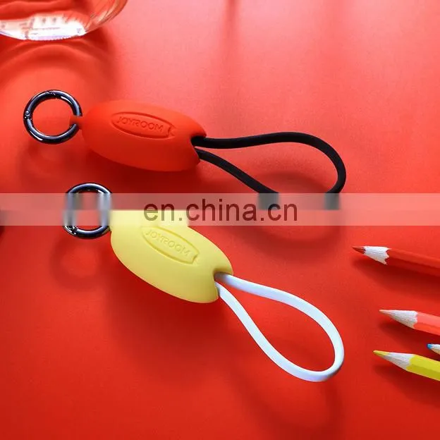 Portable 8 Pin 20cm Convenient Keychain Design Squid Data Cable Charge Line
