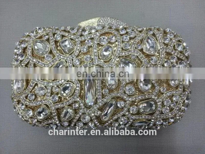 latest design crystal evening clutch purse(BOG71-3)