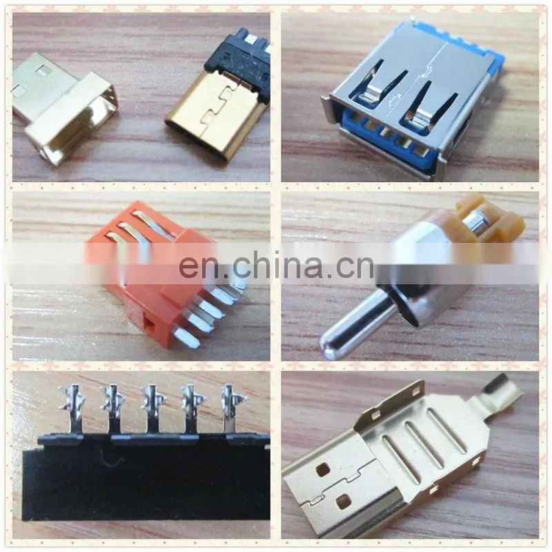China computer accessories high precision consequent stamped sheet metal USB connector tube part