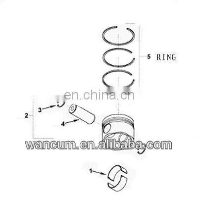 diesel engine part original M11 3803977 cummins part piston ring