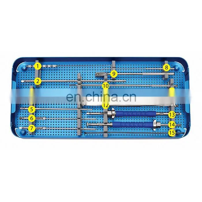High Quality Orthopedic Surgical Instruments Spinal Pedicle Screw Fixation Surgery System Instrument Set