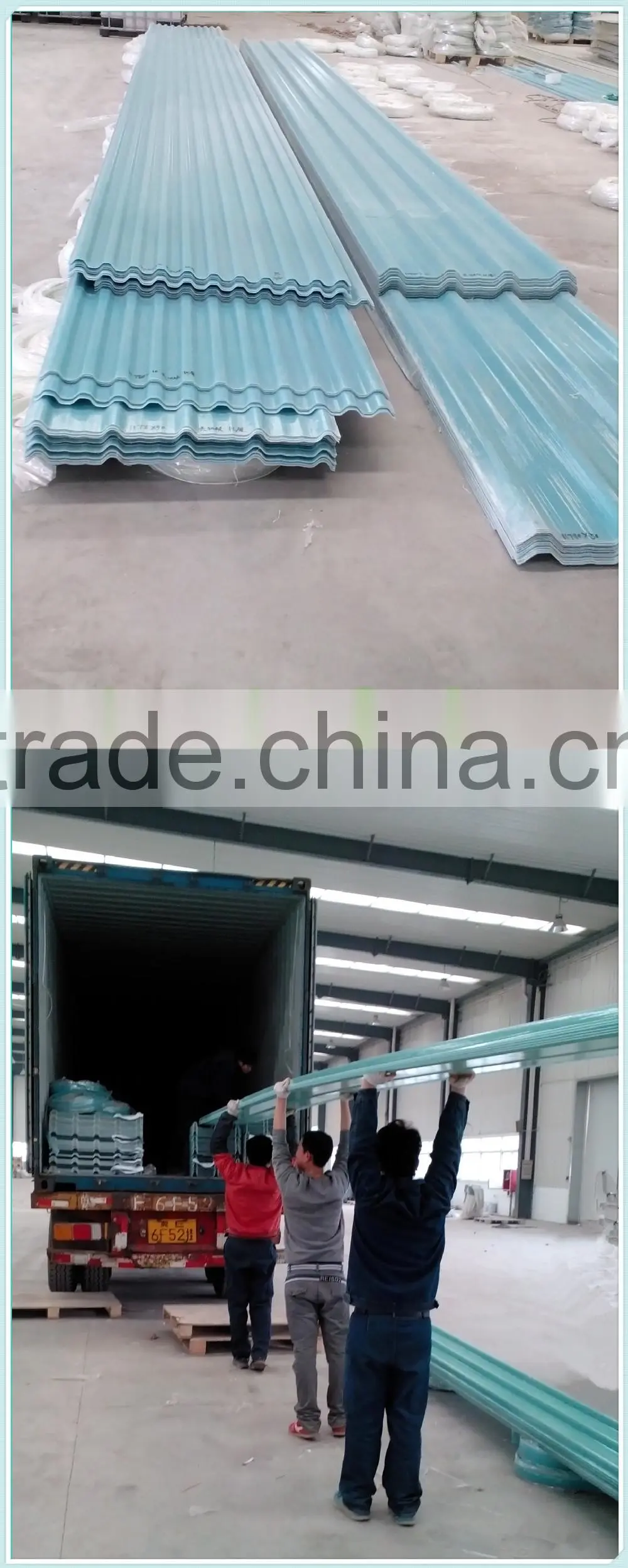 Colorful and beautiful roofing/fiberglass rinforced plastic roofing
