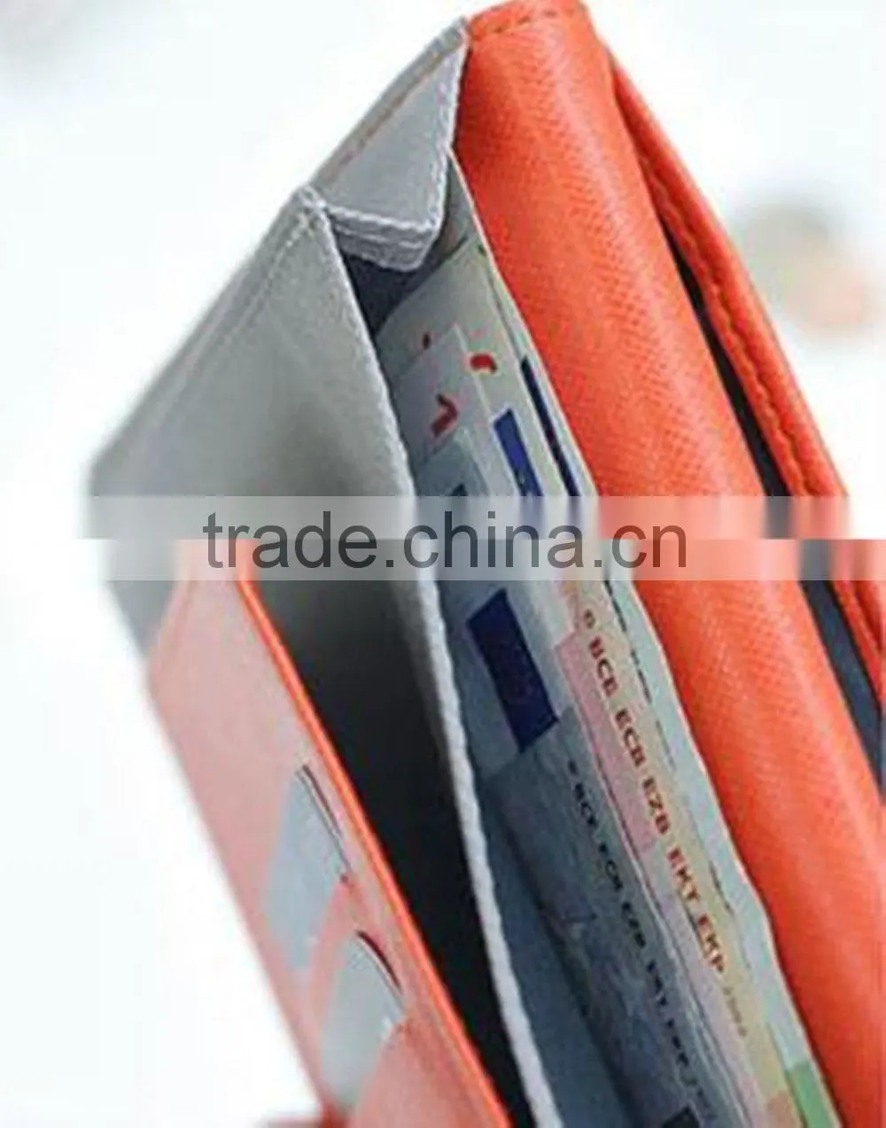 Passport Case, Travel Wallet Blocking Passport Cover Compact Case Holder Wallet,Prevent Degaussing,Classic Long