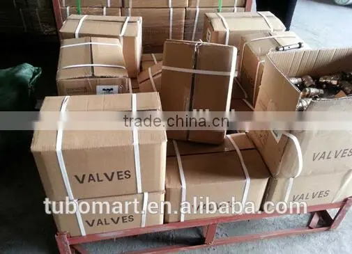 brass butterfly ball valve of CW617N with butterfly handle