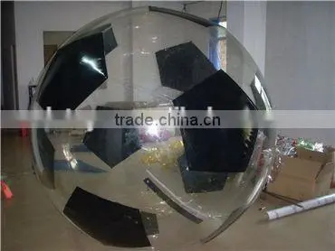 high quality transparent inflatable football ball inflatable giant water football ball for water game